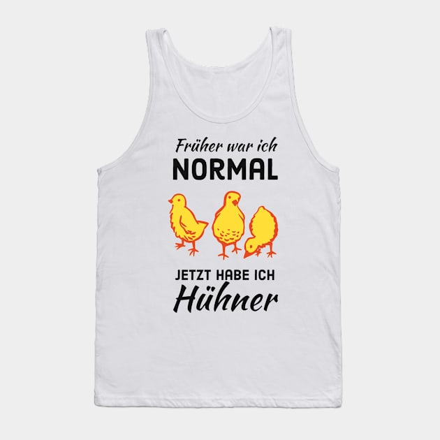 Hühner lustiger Spruch Landwirt Hühnerliebhabe Tank Top by Foxxy Merch